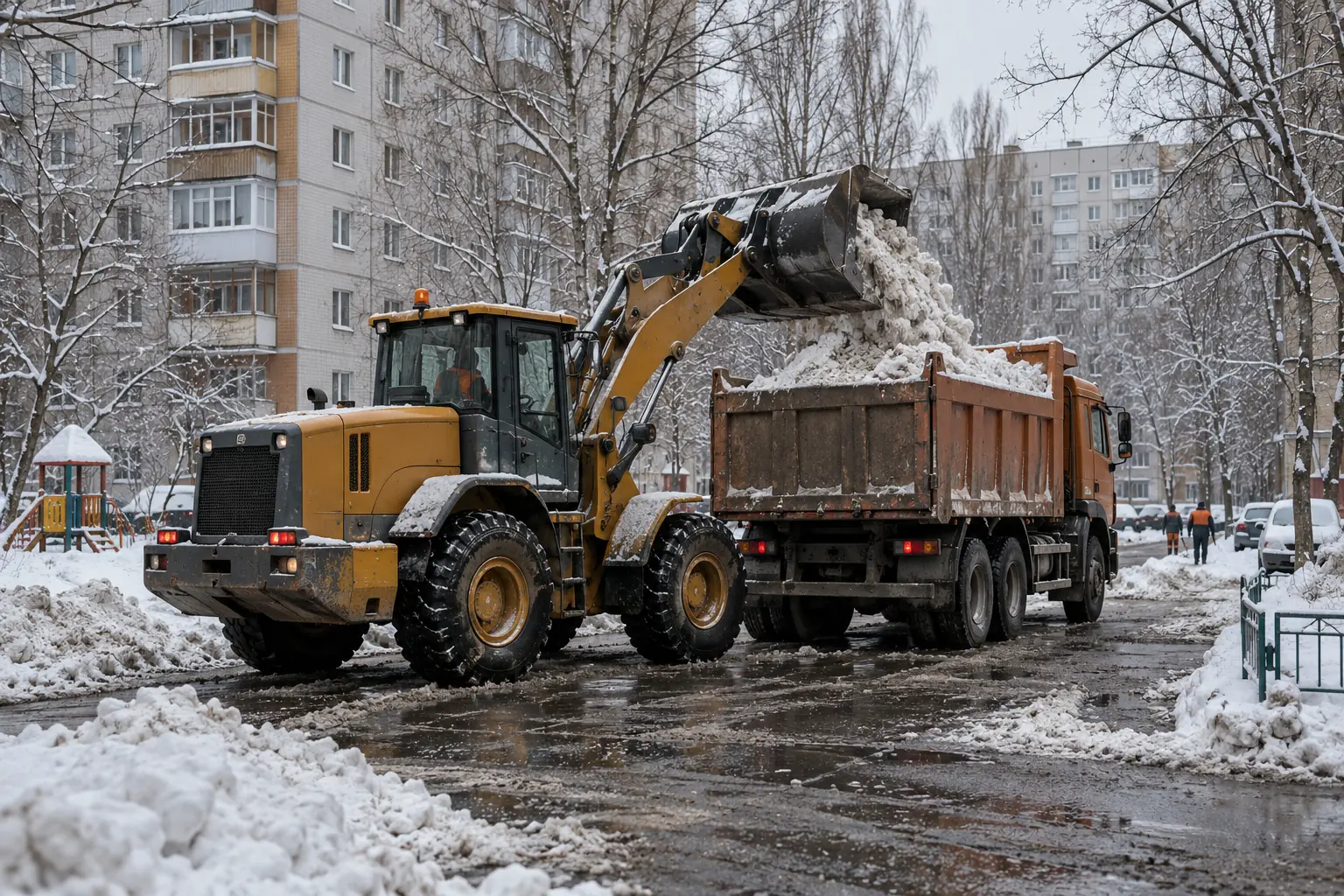 Вывоз снега